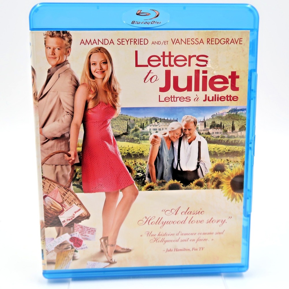 Letters to Juliet Blu-ray 2010 Movie Amanda Seyfried Romance PG E-One